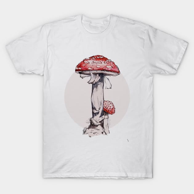 Fly Agaric T-Shirt by IndiasIllustrations